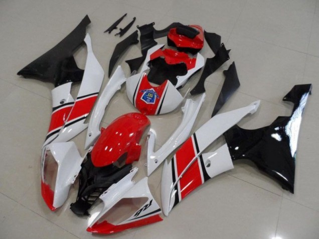 Red White Black 08-16 YZF R6 Full Motorcycle Fairing Kits Red White Black 08-16 YZF R6 Full Motorcycle Fairing Kits