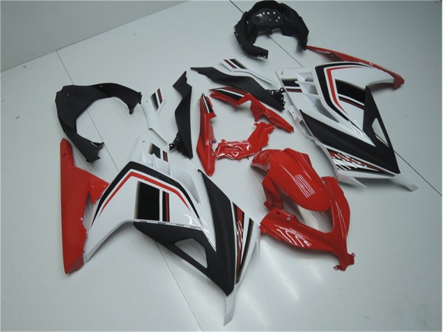 Red White Black 13-16 EX300 Motorcycle Fairings Red White Black 13-16 EX300 Motorcycle Fairings