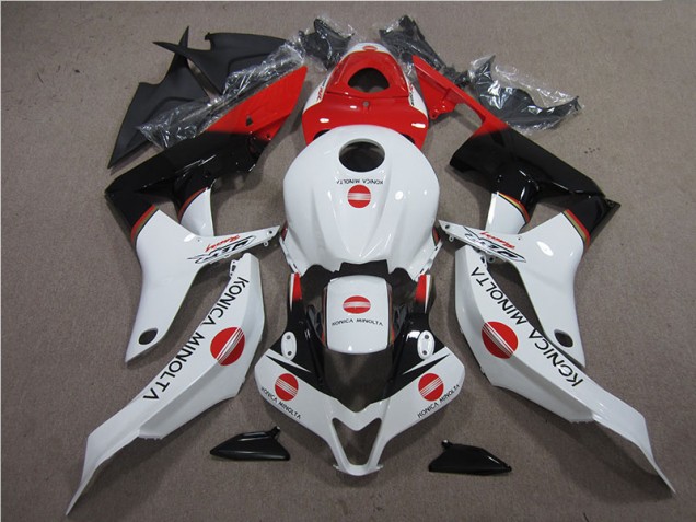 Red White Black Konica Minolta 07-08 CBR600RR Motorcycle Fairings