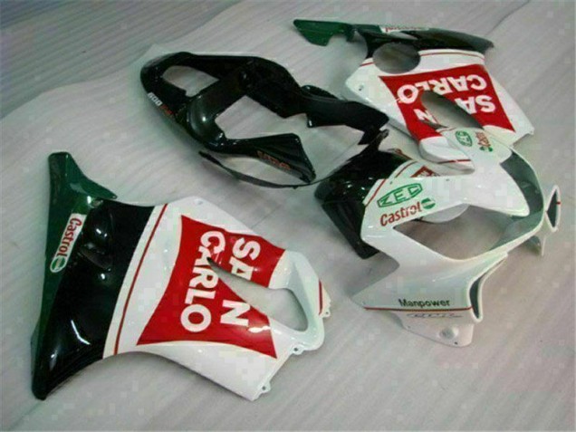 Red White Black San Carlo 01-03 CBR600 F4i Motorcycle Fairings Red White Black San Carlo 01-03 CBR600 F4i Motorcycle Fairings