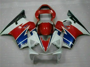 Red White Blue 01-03 CBR600 F4i Motorcycle Fairings