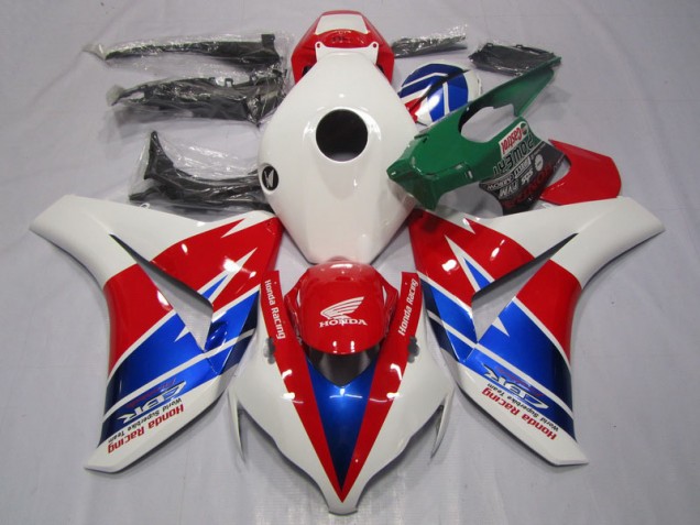 Red White Blue 08-11 CBR1000RR Motorcycle Fairing Red White Blue 08-11 CBR1000RR Motorcycle Fairing