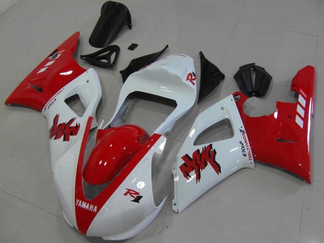 Red White Race 00-01 YZF R1 Motorcycle Fairings Red White Race 00-01 YZF R1 Motorcycle Fairings