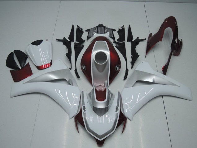 Red White and Silver 08-11 CBR1000RR Motorcycle Fairings Red White and Silver 08-11 CBR1000RR Motorcycle Fairings