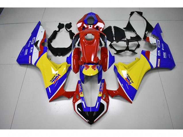 Red Yellow Blue HRC Red Bull 17-20 CBR1000RR Motorcycle Fairings Red Yellow Blue HRC Red Bull 17-20 CBR1000RR Motorcycle Fairings