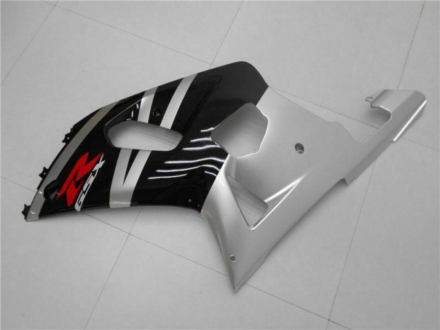 Silver 01-03 GSXR 600/750 Motorcycle Fairings Silver 01-03 GSXR 600/750 Motorcycle Fairings