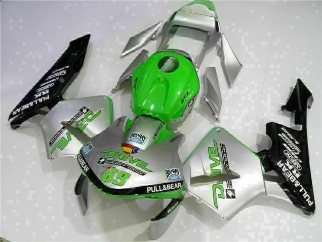 Silver 03-04 CBR600RR Motorcycle Fairings Silver 03-04 CBR600RR Motorcycle Fairings