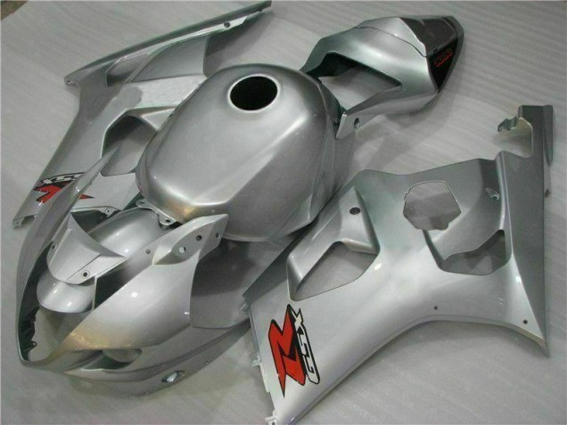 Silver 03-04 GSXR 1000 Motorcycle Fairing Silver 03-04 GSXR 1000 Motorcycle Fairing