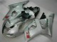 Silver 03-04 GSXR 1000 Motorcycle Fairings Silver 03-04 GSXR 1000 Motorcycle Fairings