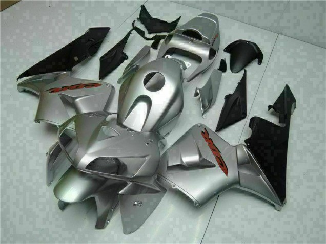 Silver 05-06 CBR600RR Motorcycle Fairings Silver 05-06 CBR600RR Motorcycle Fairings