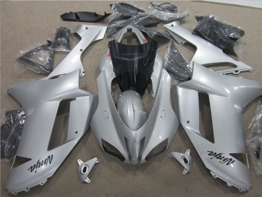 Silver 07-08 ZX6R Motorcycle Fairing