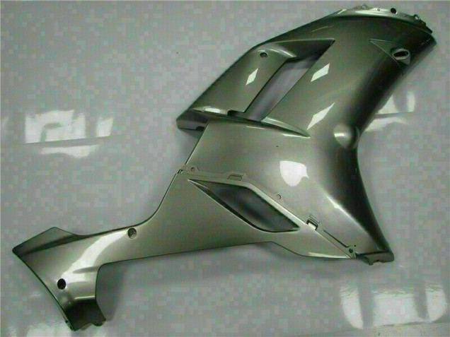 Silver 07-08 ZX6R Motorcycle Fairings Silver 07-08 ZX6R Motorcycle Fairings