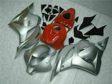 Silver 09-12 CBR600RR Motorcycle Fairings