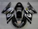 Silver Black 00-02 GSXR 1000 Motorcycle Fairings Silver Black 00-02 GSXR 1000 Motorcycle Fairings