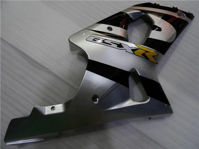 Silver Black 00-02 GSXR 1000 Motorcycle Fairings Silver Black 00-02 GSXR 1000 Motorcycle Fairings