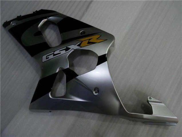 Silver Black 00-02 GSXR 1000 Motorcycle Fairings Silver Black 00-02 GSXR 1000 Motorcycle Fairings