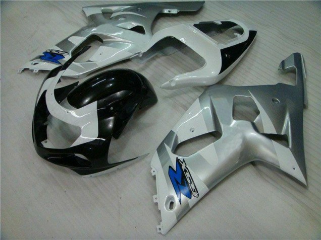 Silver Black 01-03 GSXR 600/750 Motorcycle Fairing Silver Black 01-03 GSXR 600/750 Motorcycle Fairing