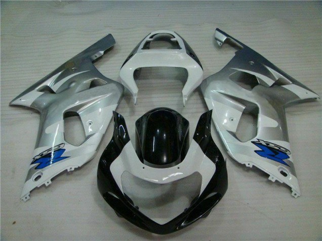 Silver Black 01-03 GSXR 600/750 Motorcycle Fairing Silver Black 01-03 GSXR 600/750 Motorcycle Fairing