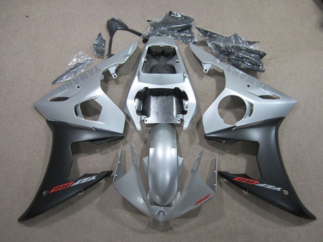 Silver Black 03-05 YZF R6 Motorcycle Fairing