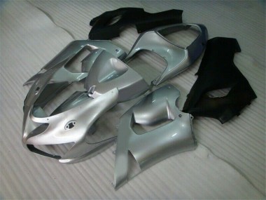 Silver Black 05-06 ZX6R Motorcycle Fairings