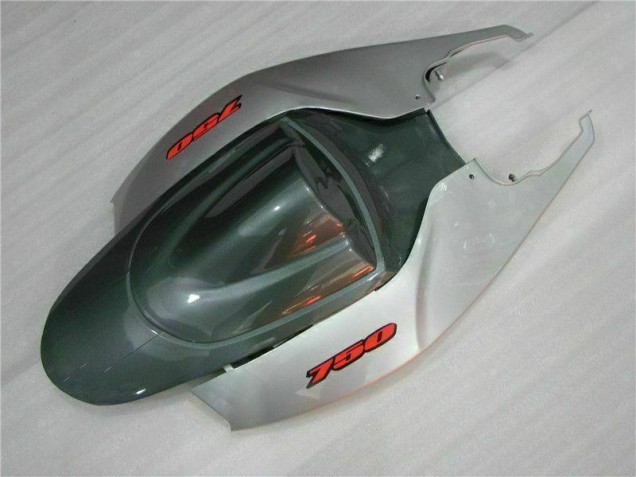Silver Black 06-07 GSXR 600/750 Motorcycle Fairings Silver Black 06-07 GSXR 600/750 Motorcycle Fairings