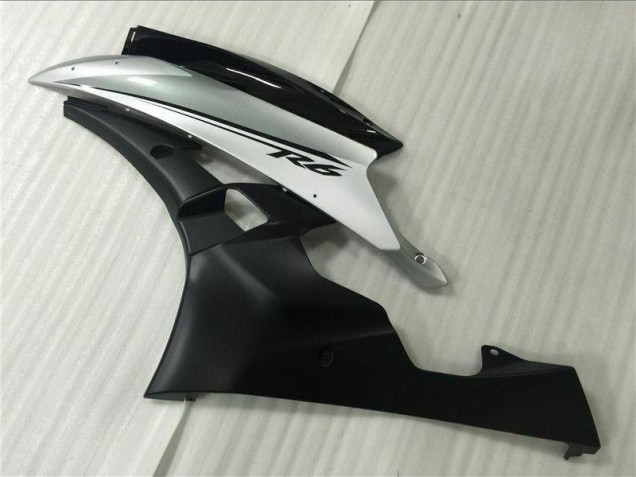 Silver Black 06-07 YZF R6 Motorcycle Fairings Silver Black 06-07 YZF R6 Motorcycle Fairings