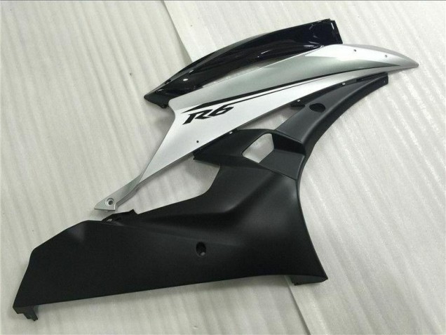 Silver Black 06-07 YZF R6 Motorcycle Fairings Silver Black 06-07 YZF R6 Motorcycle Fairings