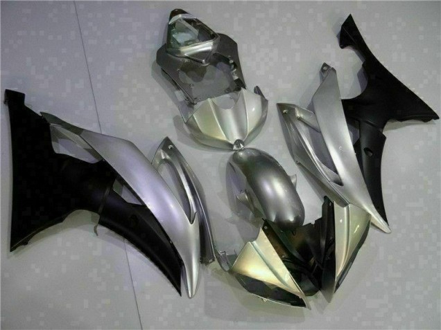 Silver Black 08-16 YZF R6 Motorcycle Fairings