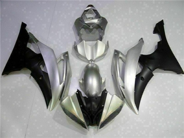 Silver Black 08-16 YZF R6 Motorcycle Fairings