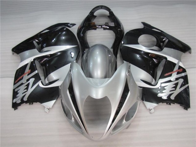 Silver Black 96-07 GSXR 1300 Hayabusa Motorcycle Fairings Silver Black 96-07 GSXR 1300 Hayabusa Motorcycle Fairings