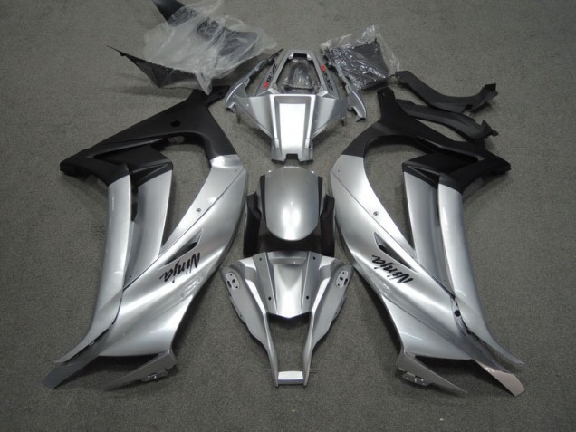 Silver Black Ninja 11-15 ZX10R Motorcycle Fairings Silver Black Ninja 11-15 ZX10R Motorcycle Fairings