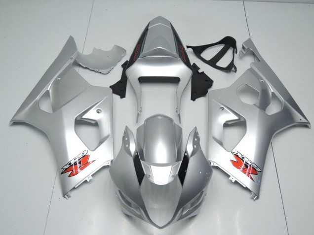 Silver OEM Style 03-04 GSXR 1000 Motorcycle Fairings Silver OEM Style 03-04 GSXR 1000 Motorcycle Fairings