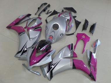 Silver Pink 12-16 CBR1000RR Motorcycle Fairings