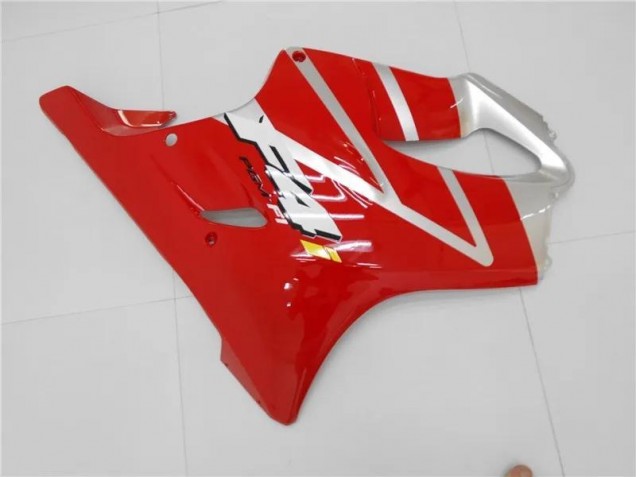 Silver Red 01-03 CBR600 F4i Motorcycle Fairings