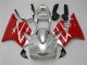 Silver Red 01-03 CBR600 F4i Motorcycle Fairings
