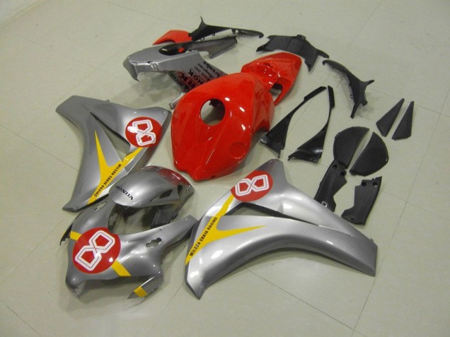 Silver Red 8 08-11 CBR1000RR Motorcycle Fairings Silver Red 8 08-11 CBR1000RR Motorcycle Fairings