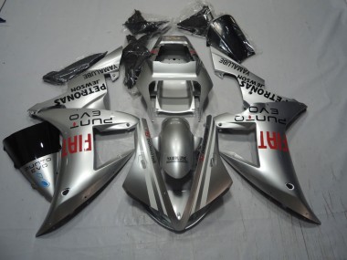Silver Red Fiat 04-05 CBR1000RR Motorcycle Fairings