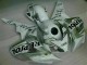 Silver Repsol 04-05 CBR1000RR Motorcycle Fairing Silver Repsol 04-05 CBR1000RR Motorcycle Fairing