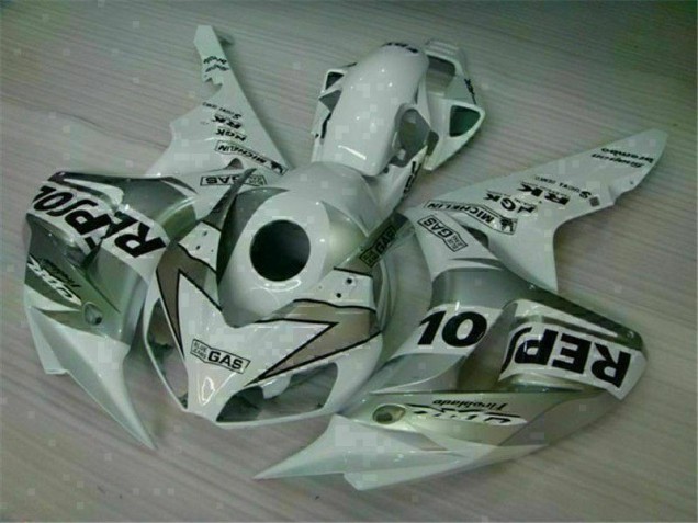 Silver Repsol 04-05 CBR1000RR Motorcycle Fairing Silver Repsol 04-05 CBR1000RR Motorcycle Fairing