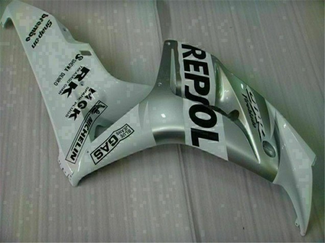 Silver Repsol 04-05 CBR1000RR Motorcycle Fairing Silver Repsol 04-05 CBR1000RR Motorcycle Fairing