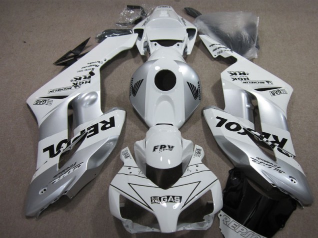 Silver Repsol 04-05 CBR1000RR Motorcycle Fairings Silver Repsol 04-05 CBR1000RR Motorcycle Fairings