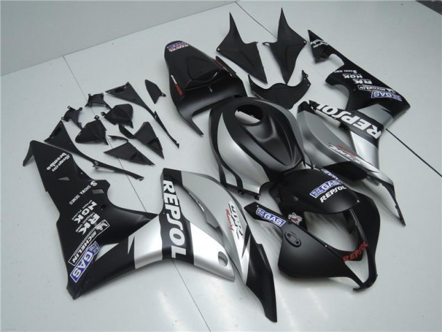 Silver Repsol Black 07-08 CBR600RR Motorcycle Fairings Silver Repsol Black 07-08 CBR600RR Motorcycle Fairings