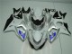 Silver White 09-16 GSXR 1000 Motorcycle Fairings Silver White 09-16 GSXR 1000 Motorcycle Fairings