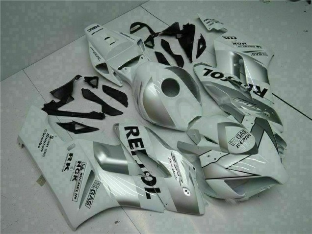 Silver White Repsol 04-05 CBR1000RR Motorcycle Fairing Silver White Repsol 04-05 CBR1000RR Motorcycle Fairing