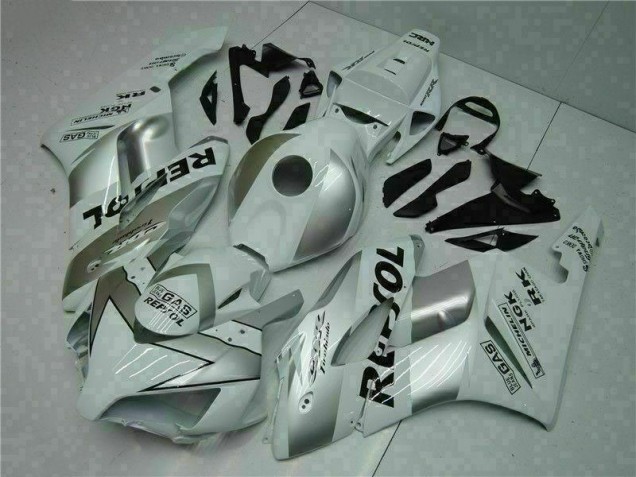 Silver White Repsol 04-05 CBR1000RR Motorcycle Fairing Silver White Repsol 04-05 CBR1000RR Motorcycle Fairing