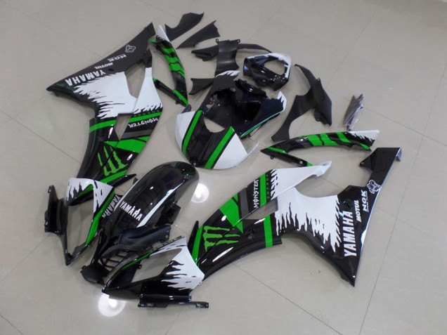 Special White Green Monster 08-16 YZF R6 Motorcycle Fairings Special White Green Monster 08-16 YZF R6 Motorcycle Fairings