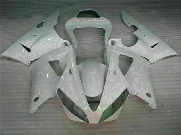 White 00-01 YZF R1 Full Motorcycle Fairing Kits