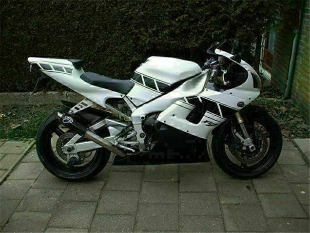 White 00-01 YZF R1 Motorcycle Fairing White 00-01 YZF R1 Motorcycle Fairing
