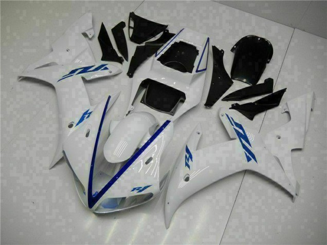White 02-03 YZF R1 Motorcycle Fairings