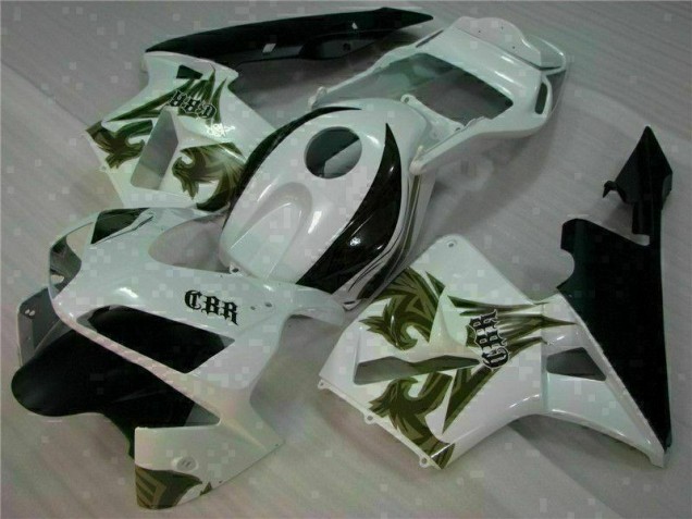 White 03-04 CBR600RR Full ABS Motorcycle Fairing White 03-04 CBR600RR Full ABS Motorcycle Fairing